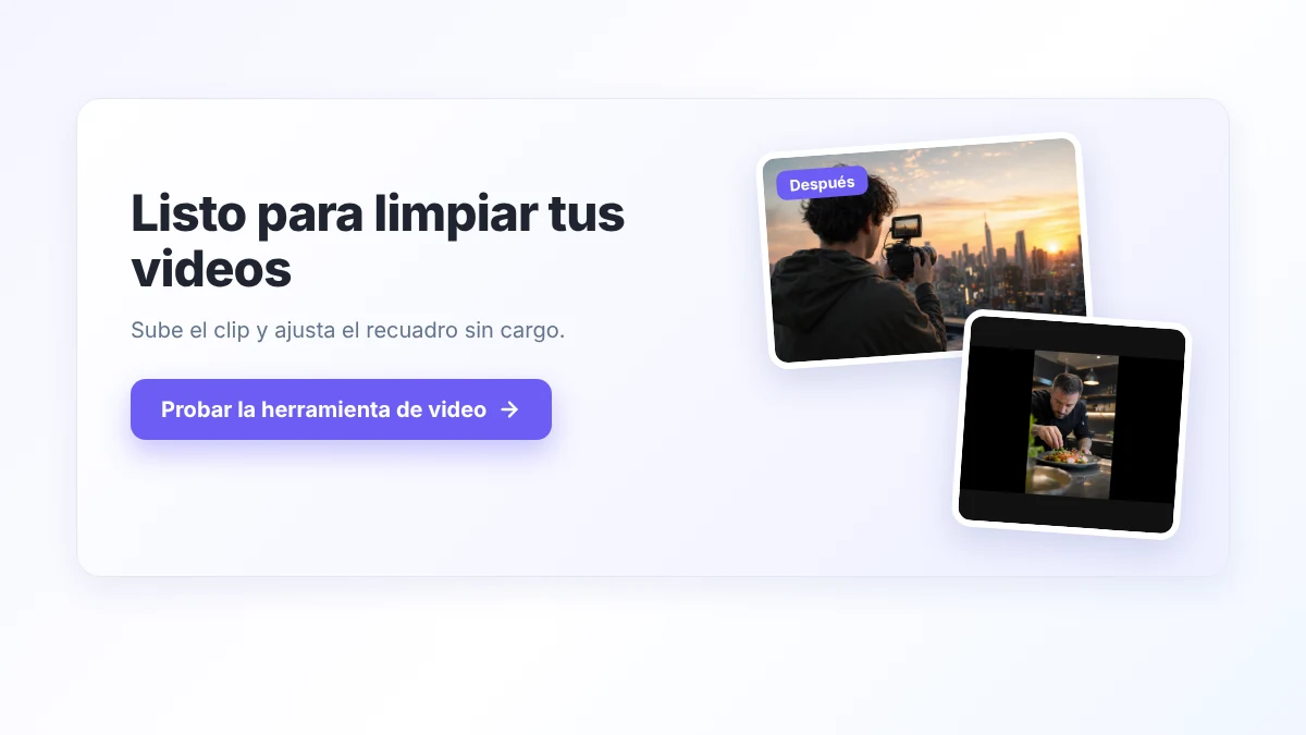 Listo para limpiar tus videos: CTA a la herramienta ProRemover