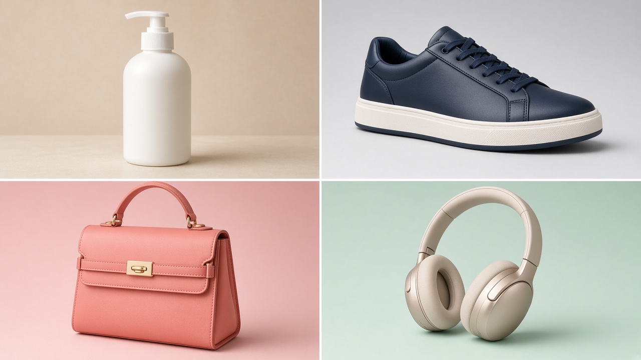 Four product photos cropped to the same storefront ratio in one batch